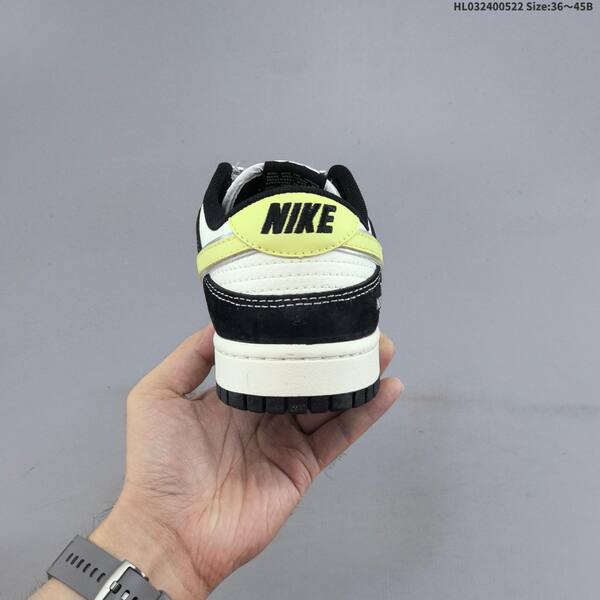 Nike Dunk SB Low off white black pale yellow EU 36-45 skate shoe