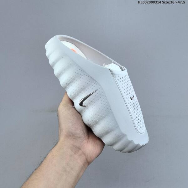 Nike Mind 001 light grey bright red silver EU 36 48 slides EU 36-48