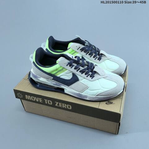 Nike Air Max Pre Day White Black Grey Navy Neon Green EU 39-45 Running Shoe - Unisex (BS-62098)
