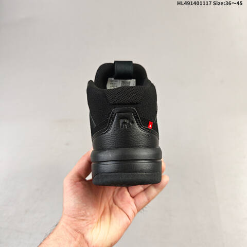 On THE ROGER Clubhouse Mid All Black EU 36-45 Sneaker Casual Sneakers - Unisex (BS-69809)