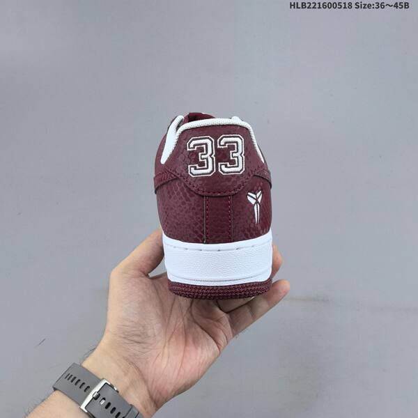 Nike Air Force 1 07 LV8 Kobe burgundy white EU 36-45 sneaker