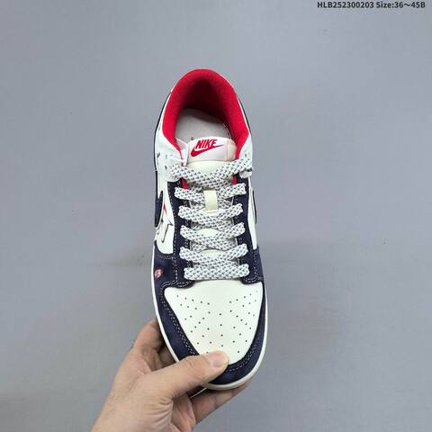 Nike Dunk SB Low Sail Navy Red White EU 36-45 Skate Shoe - Unisex (BS-61559)