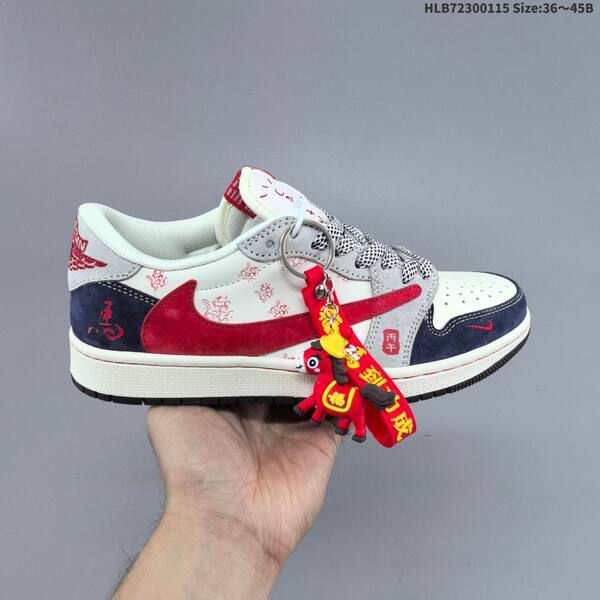 Jordan Travis Scott x Air Jordan 1 Low Sail/Red/Navy/Grey EU 36-45 casual