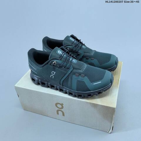 On Cloud 5 Navy Blue And All White EU 36-45 Running Shoe Running Sneakers - Unisex (BS-69693)