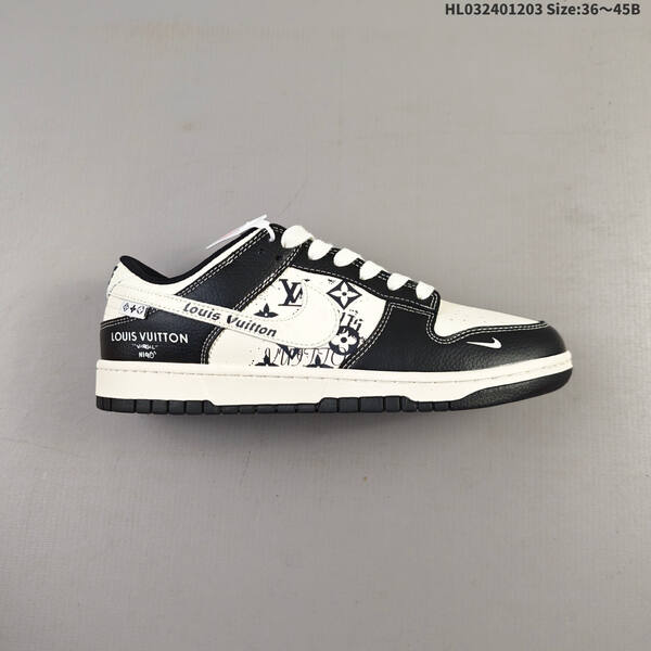 Nike SB Dunk Low off white black EU 36-45 skate shoe
