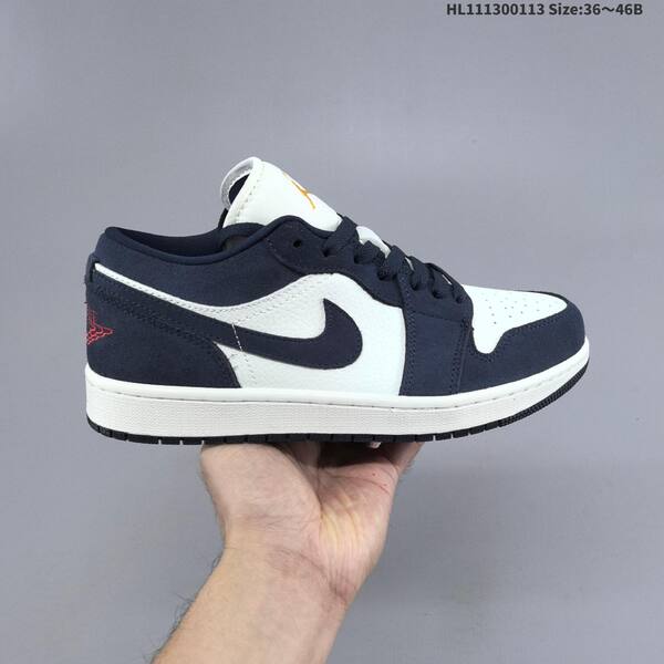 Nike Air Jordan 1 Low OG white/black/pink 36~46B lifestyle