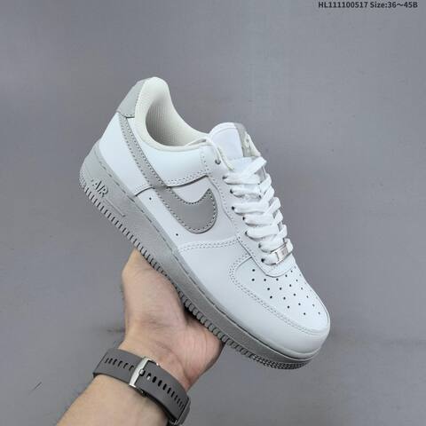 Nike Air Force 1 07 White Light Grey EU 36-45 Sneaker - Unisex (BS-60292)