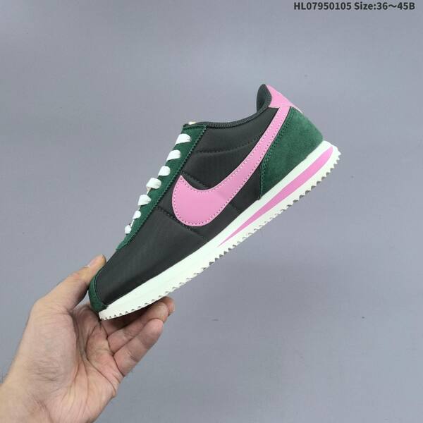Nike Classic Cortez dark green pink white EU 36-45 sneaker