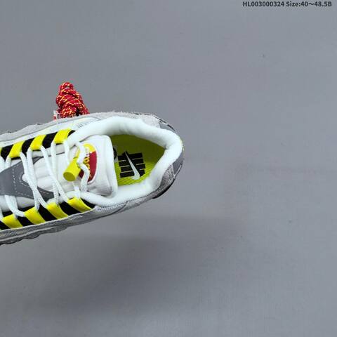 Nike Undefeated x Air Max 95 SP Grey Black White Yellow Red EU 40-48 5 Sneaker - Men's (BS-61146)