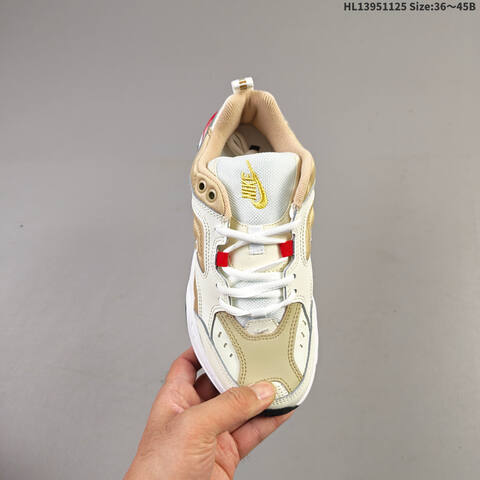 Nike M2K Tekno White Beige Gold Red EU 36-45 Sneaker - Unisex (BS-63090)