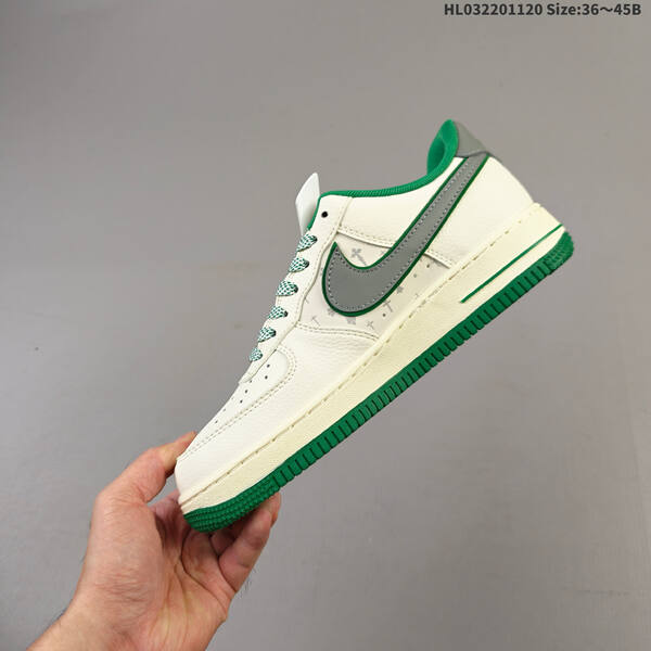 Nike Air Force 1 07 Low off white dark green grey EU 36-45 sneaker