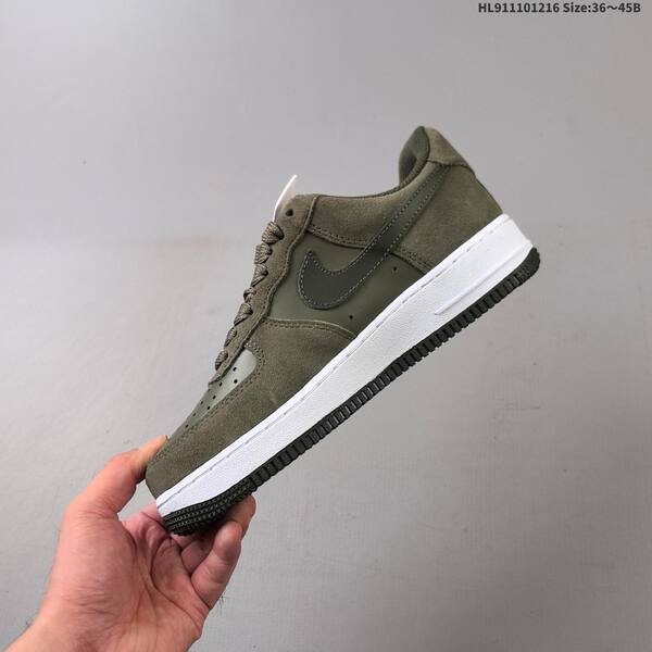 Nike Air Force 1 07 black brown tan olive green white EU 36-45 sneaker