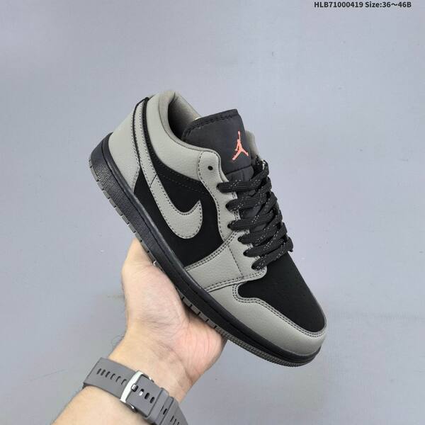 Jordan Air Jordan 1 Low black/grey EU 36-46 basketball