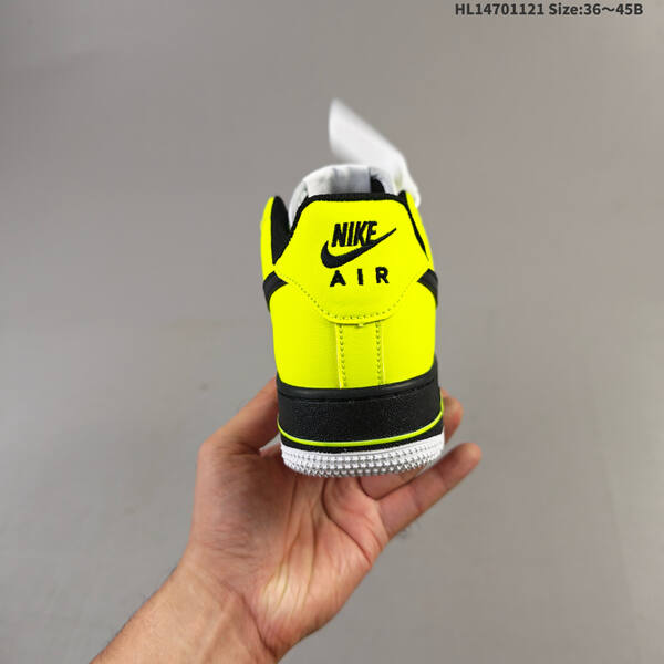 Nike Air Force 1 Low neon yellow black white EU 36-45 sneaker