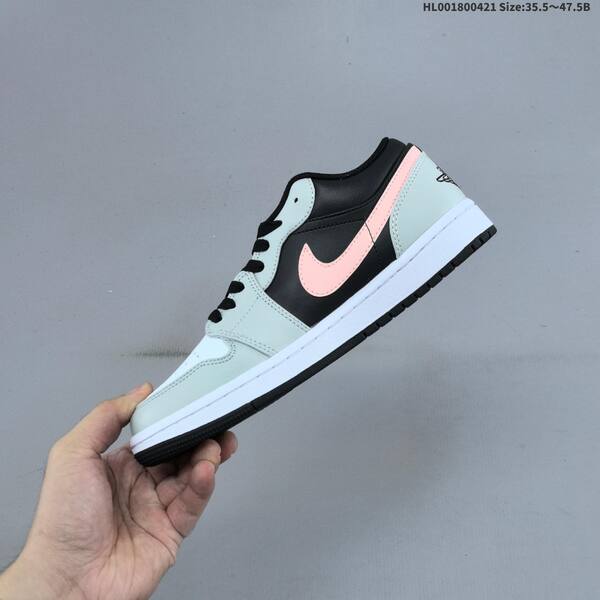 Jordan Air Jordan 1 Low black/light grey/white/pink EU 35.5-47.5 basketball