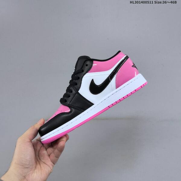 Jordan Air Jordan 1 Low Black/White/Pink EU 36-46 basketball
