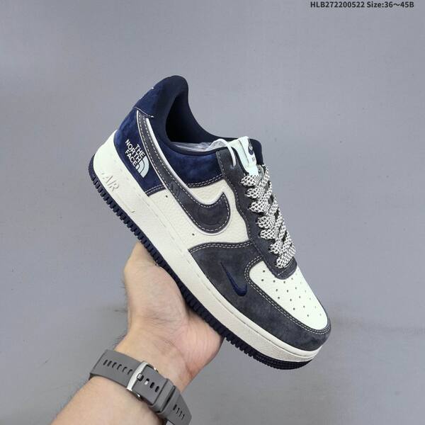 Nike Air Force 1 07 LV8 navy blue off white dark gray EU 36-45 sneaker