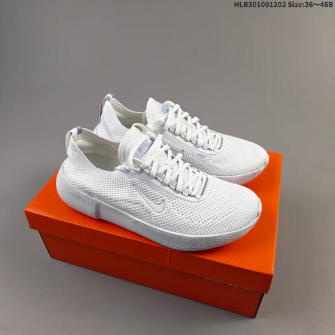Nike Free Run White Light Grey EU 36-46 Running Shoe - Unisex (BS-62891)