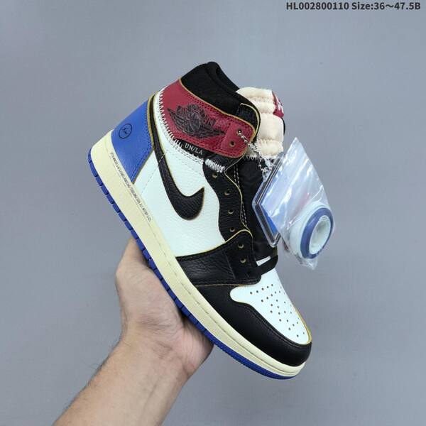 Jordan Air Jordan 1 Retro High OG black/white/blue/maroon 36~47.5 casual