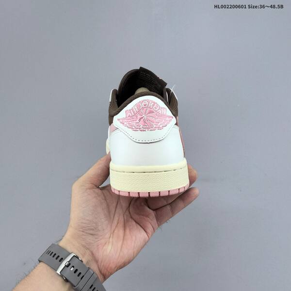 Nike Air Jordan 1 Low brown/white/pink 36~48.5 lifestyle