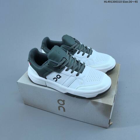 On Running THE ROGER Clubhouse White Dark Gray EU 36-45 Sneaker Casual Sneakers - Unisex (BS-69685)