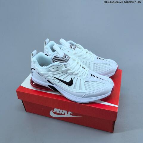 Nike Air 28C V2 White Black Grey Red EU 40-45 Running Shoe - Men's (BS-61756)