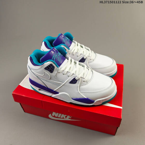 Nike Air Flight 89 white/purple/teal EU 36-45 basketball