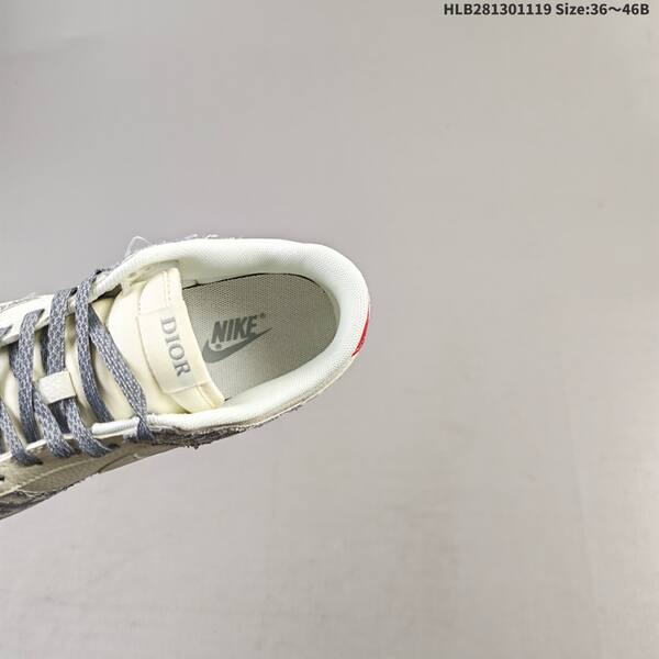 Nike Dunk Low off white grey red EU 36-46 skate shoe