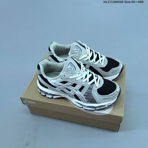 ASICS Gel Kayano 12 White Silver Cream Blue EU 36 46 Running Shoe EU 36-46 Running Sneakers - Unisex (BS-68855)