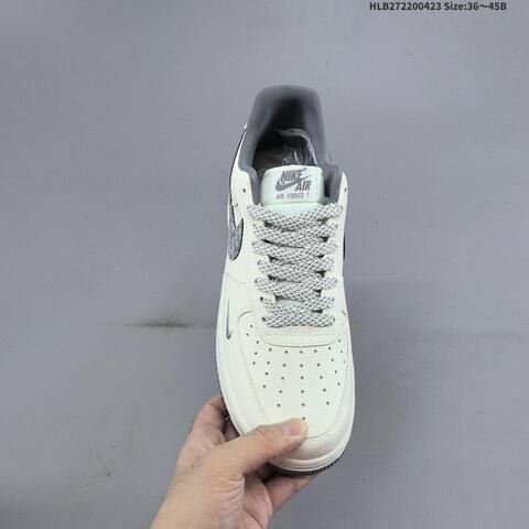 Nike Air Force 1 07 LV8 Light Beige Dark Grey EU 36-45 Sneaker - Unisex (BS-60580)