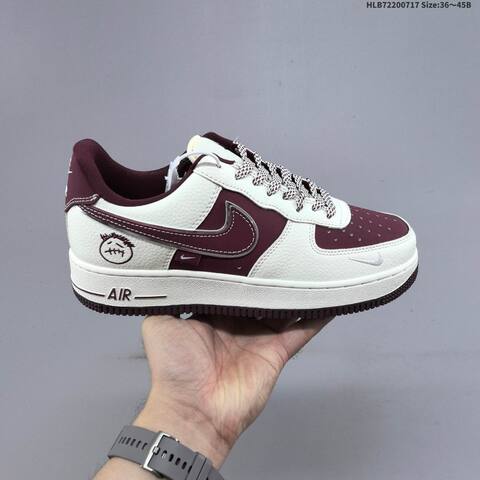 Nike Air Force 1 07 Low Dark Grey Off White EU 36-45 Sneaker - Unisex (BS-60664)