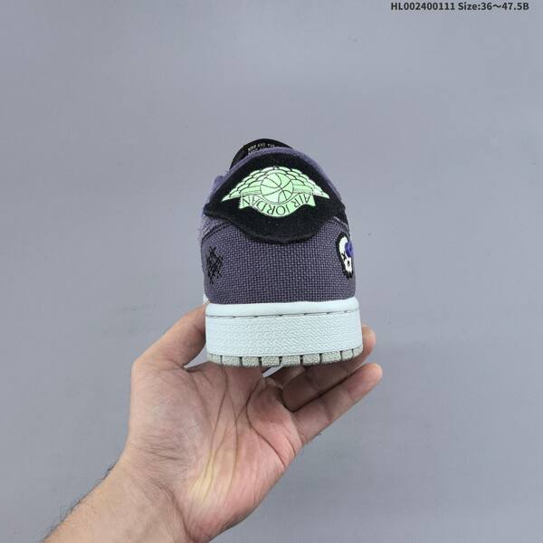 Jordan Air Jordan 1 Low OG Zion Williamson Regency Purple/Dark Raisin/Black 36-47.5 basketball