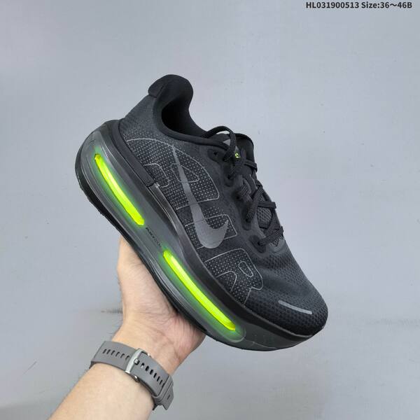 Nike Vomero Premium ReactX Air Zoom black dark grey neon green EU 36-46 running shoe