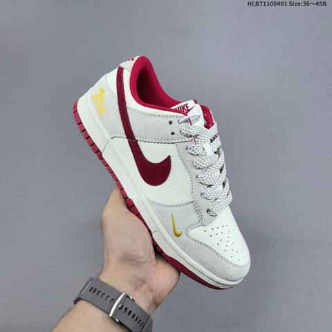 Nike Dunk SB Low Off White Red Black Yellow EU 36 45 Skate Shoe EU 36-45 - Unisex (BS-60986)