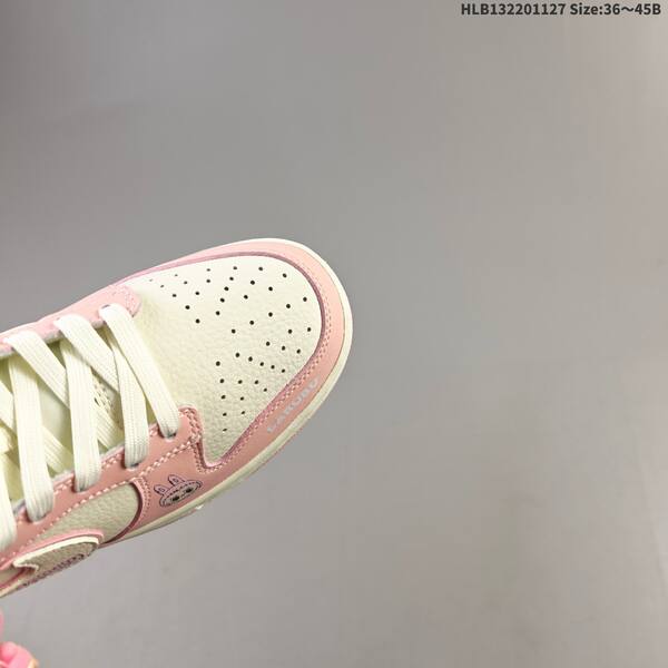 Nike SB Dunk Low Labubu Custom sail light pink white EU 36-45 skate shoe