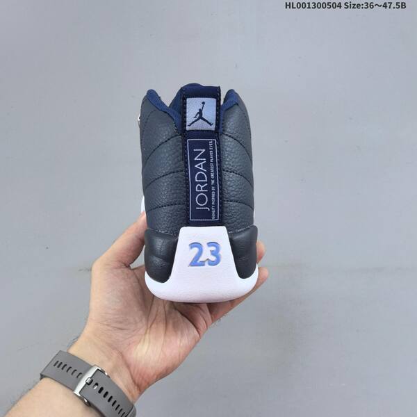 Jordan Air Jordan 12 Retro Obsidian navy/white 36~47.5 basketball
