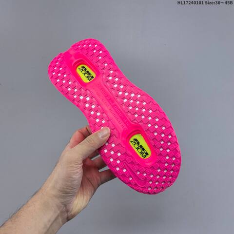 Nike VOMERO PREMIUM ReactX Air Zoom Hyper Pink Black Neon Yellow EU 36-45 Running Shoe - Unisex (BS-62273)