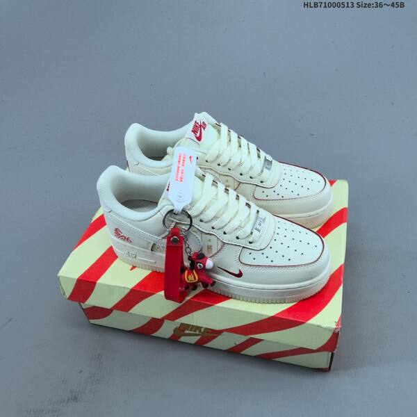 Nike Air Force 1 07 Low off white navy red grey EU 36-45 sneaker