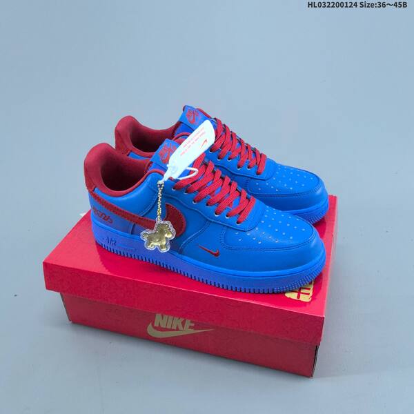 Nike Air Force 1 Low Beige Grey Dark Grey Blue Red EU 36-45 skate shoe