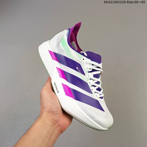 Adidas Adizero Adios Pro 4 White Purple Mint Magenta EU 36-45 Running Shoe - Unisex (BS-65401)