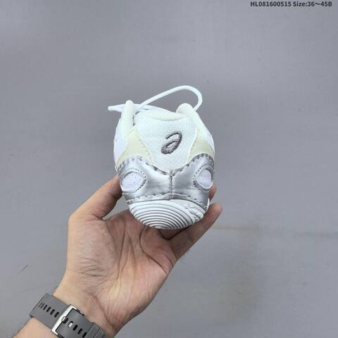 ASICS Hypersync White Silver Cream EU 36-45 Sneaker Casual Sneakers - Unisex (BS-68838)