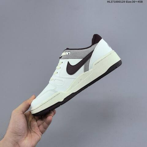 Nike Full Force Lo Sail Burgundy Grey Cream EU 36-45 Skate Shoe - Unisex (BS-61668)