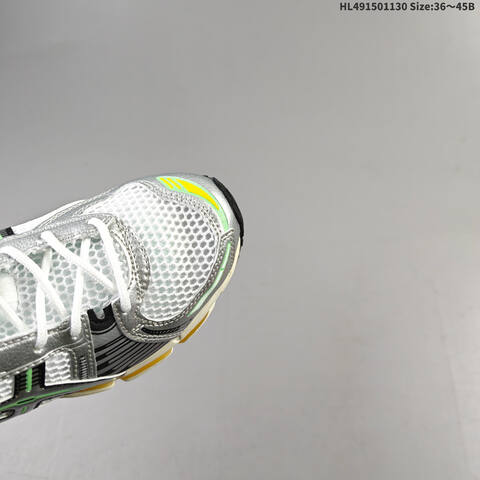 ASICS Gel-Kayano 12 1 Silver White Green Yellow EU 36-45 Running Shoe Running Sneakers - Unisex (BS-69206)