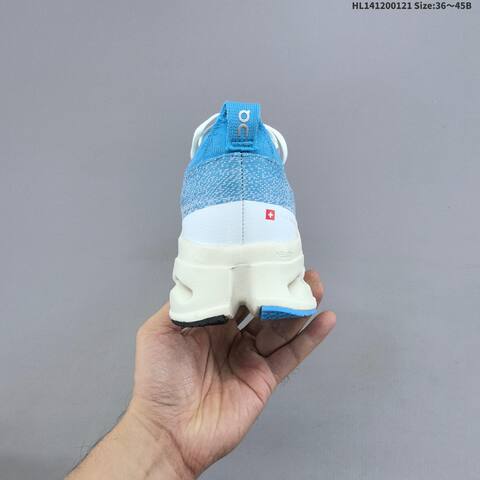 On Cloudsurfer Max Bright Blue White Black EU 36-45 Running Shoe Running Sneakers - Unisex (BS-69705)