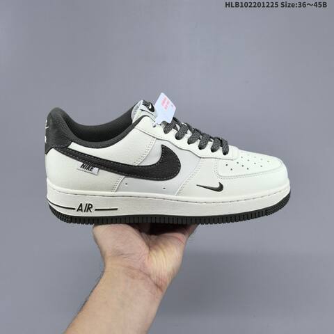 Nike Air Force 1 07 SM6668-128 Off White Dark Grey Black EU 36-45 Sneaker - Unisex (BS-62465)