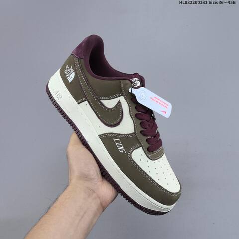 Nike Air Force 1 07 LV8 Off White Black Dark Blue EU 36-45 Skate Shoe - Unisex (BS-61623)