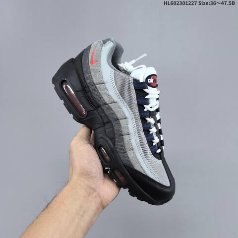 Nike Air Max 95 SP Black Grey White Navy Red EU 36-47 5 Running Shoe - Unisex (BS-62399)