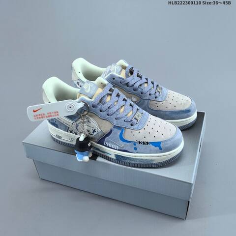 Nike Air Force 1 Low Off White Black Gray Red EU 36-45 Sneaker - Unisex (BS-62073)