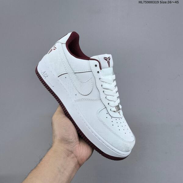 Nike Air Force 1 07 Kobe white burgundy EU 36-45 sneaker