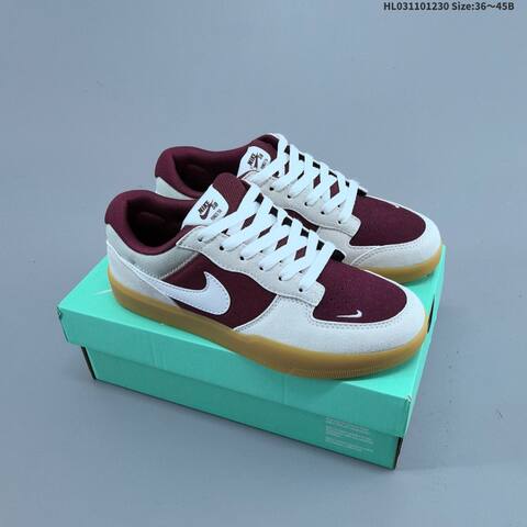 Nike SB Force 58 Light Grey White EU 36-45 Skate Shoe - Unisex (BS-62326)